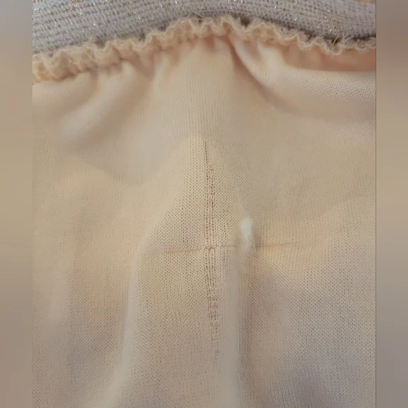 Women LARGE Skirt MAXI peach pleated chiffon partial lining By LOVE RICHE - Picture 3 of 9